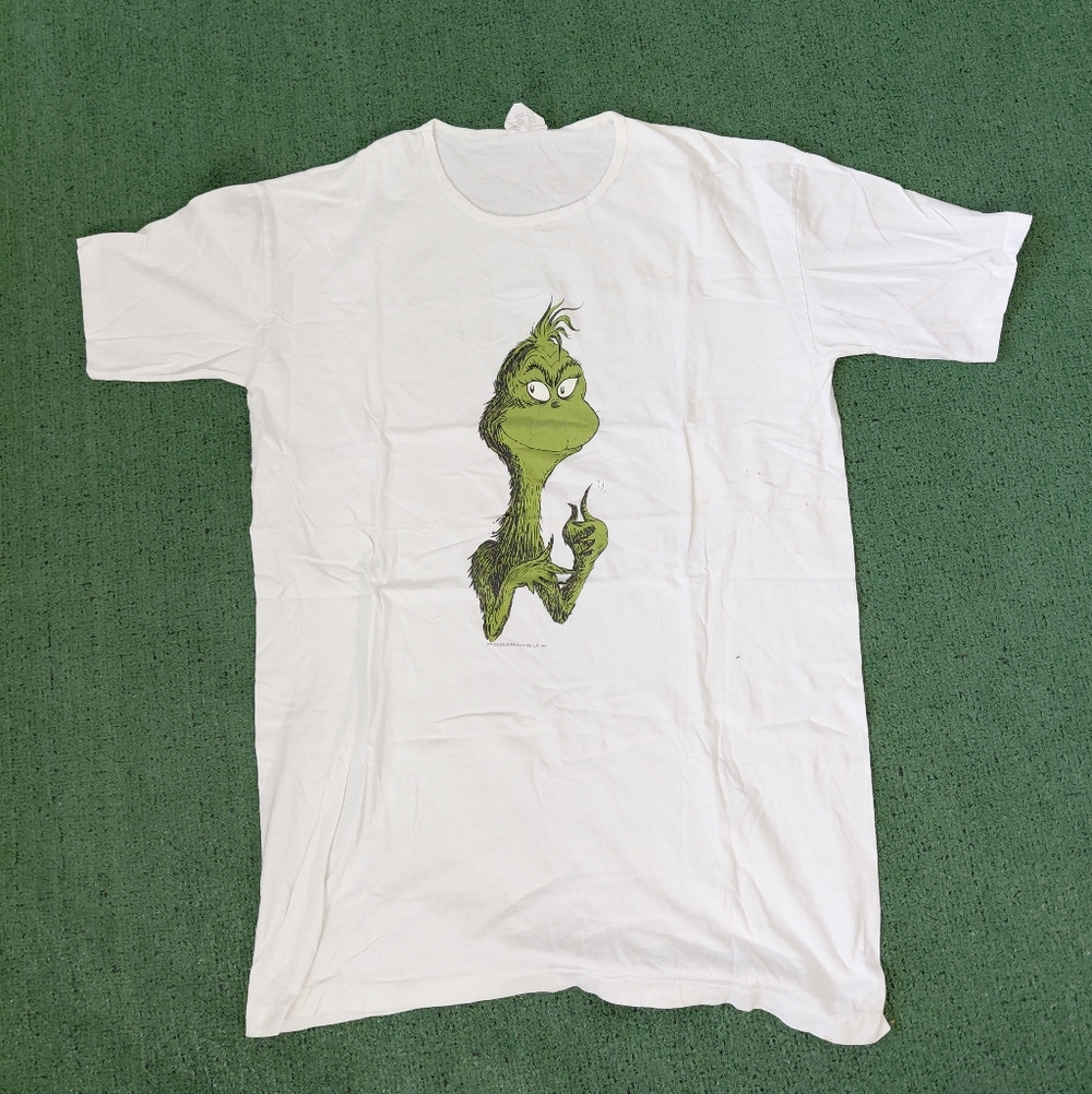 VINTAGE 1995 Rare Dr. Seuss The Grinch Big & Tall Plus Size T Shirt OS